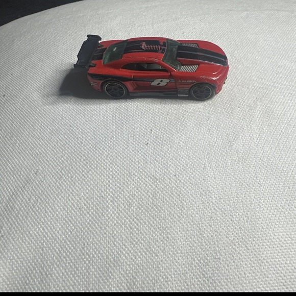 Hot Wheels Custom '11 Camaro #5 Red 2011 New Models Chrome Orange & Black PR5 - Picture 2 of 6